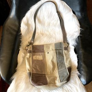 Myra bag large canvas tote with shoulder strap